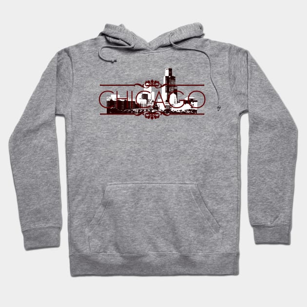 Chicago Hoodie by trapdistrictofficial